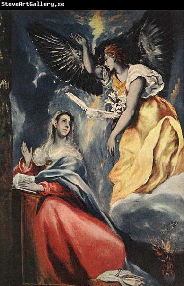 El Greco The Annunciation